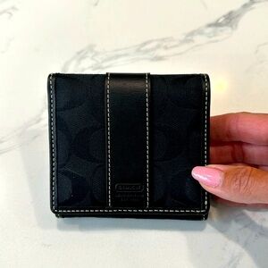 COACH black vintage wallet